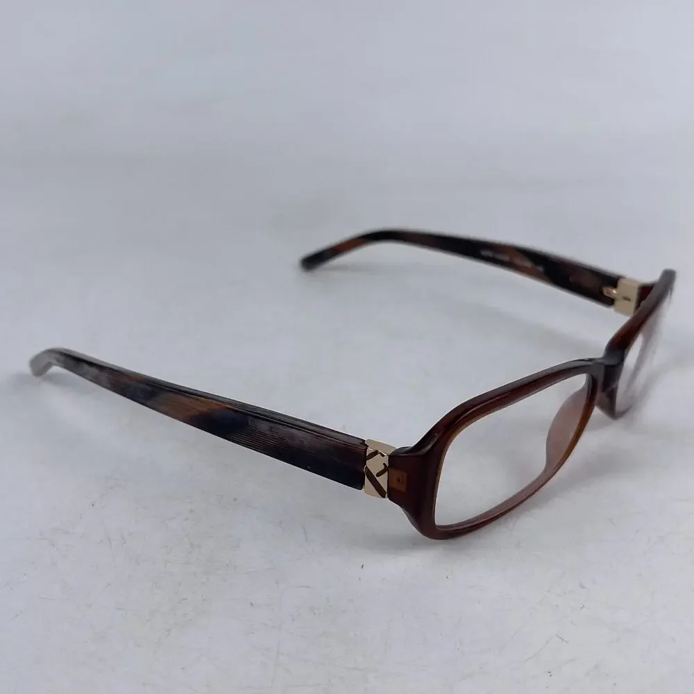 Furla Nora‎ VU4559 Womens Eyeglasses Frame Brown Plastic Full Rim 135mm